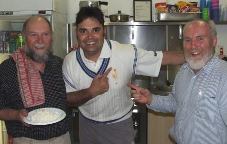 Chefs Peter Fenaughty, Amit Chaudhary and Allan Cumming